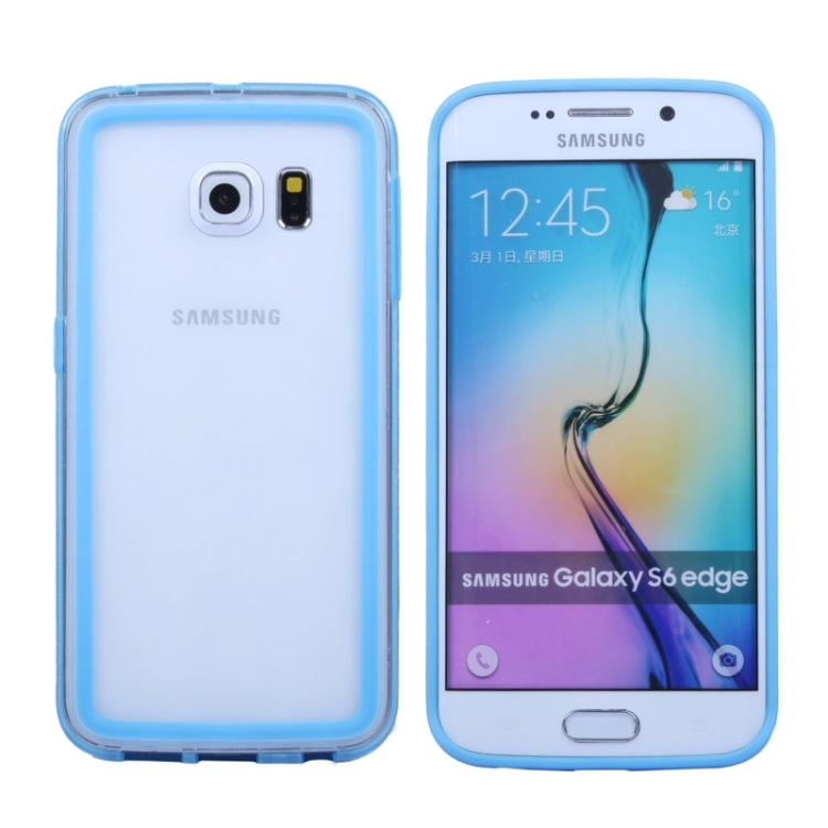For Galaxy S6 Edge Transparent Bumper Frame Case