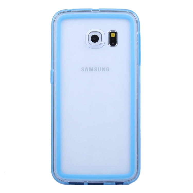 For Galaxy S6 Edge Transparent Bumper Frame Case