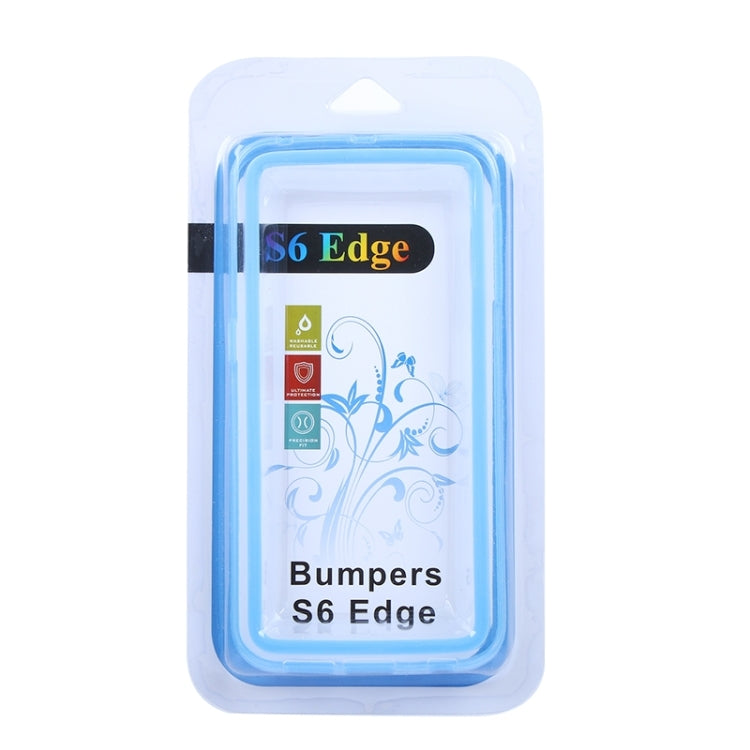 For Galaxy S6 Edge Transparent Bumper Frame Case