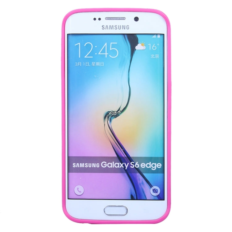 For Galaxy S6 Edge Transparent Bumper Frame Case