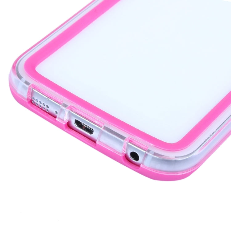 For Galaxy S6 Edge Transparent Bumper Frame Case