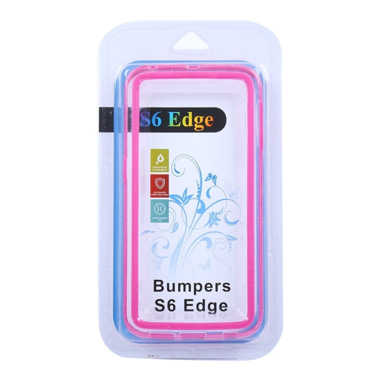 For Galaxy S6 Edge Transparent Bumper Frame Case