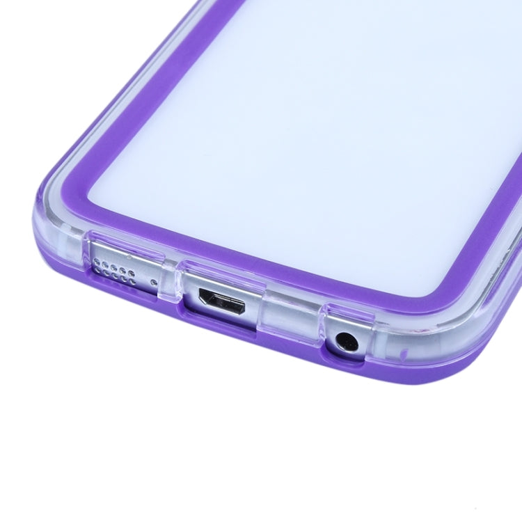 For Galaxy S6 Edge Transparent Bumper Frame Case