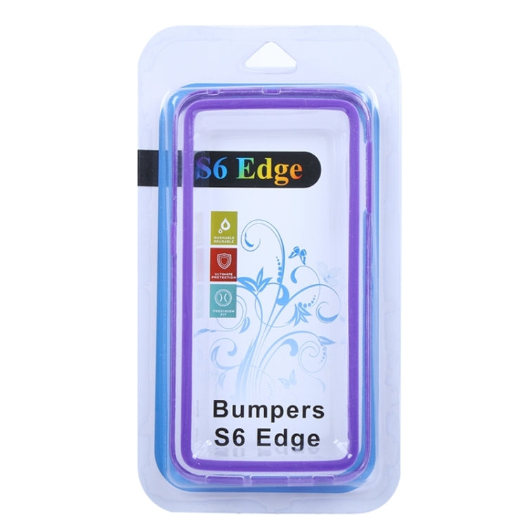 For Galaxy S6 Edge Transparent Bumper Frame Case