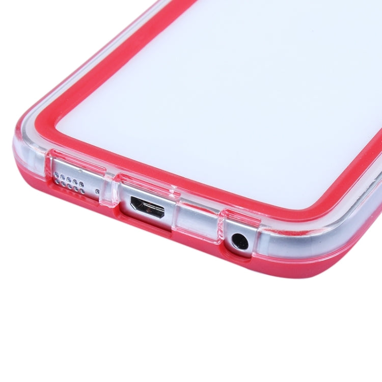 For Galaxy S6 Edge Transparent Bumper Frame Case