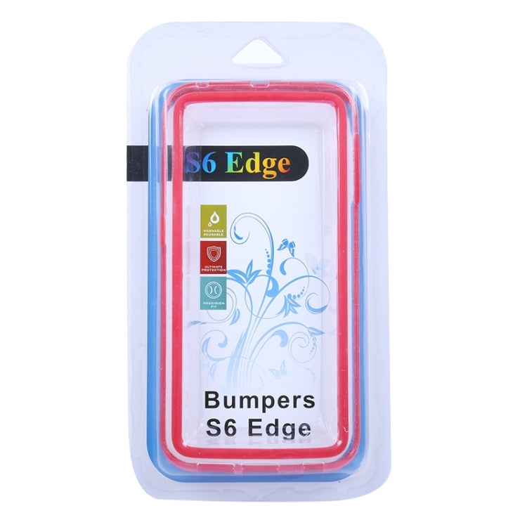 For Galaxy S6 Edge Transparent Bumper Frame Case