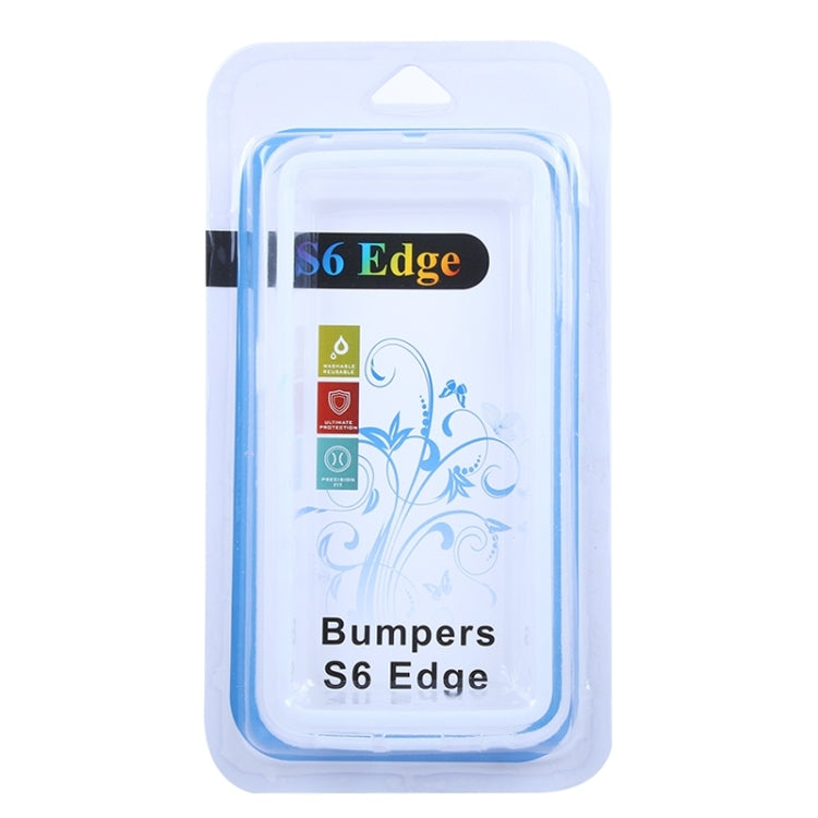 For Galaxy S6 Edge Transparent Bumper Frame Case