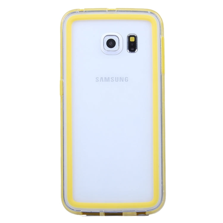 For Galaxy S6 Edge Transparent Bumper Frame Case