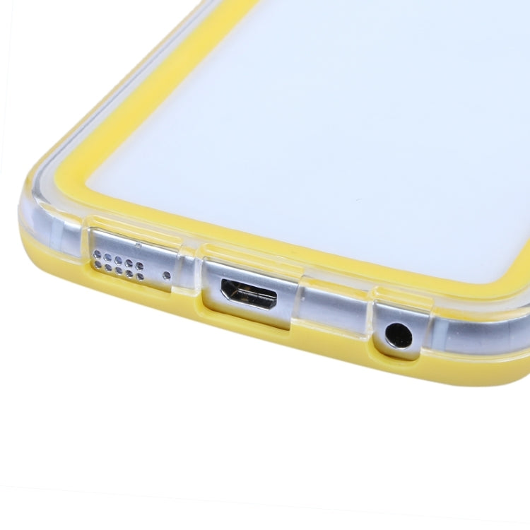 For Galaxy S6 Edge Transparent Bumper Frame Case