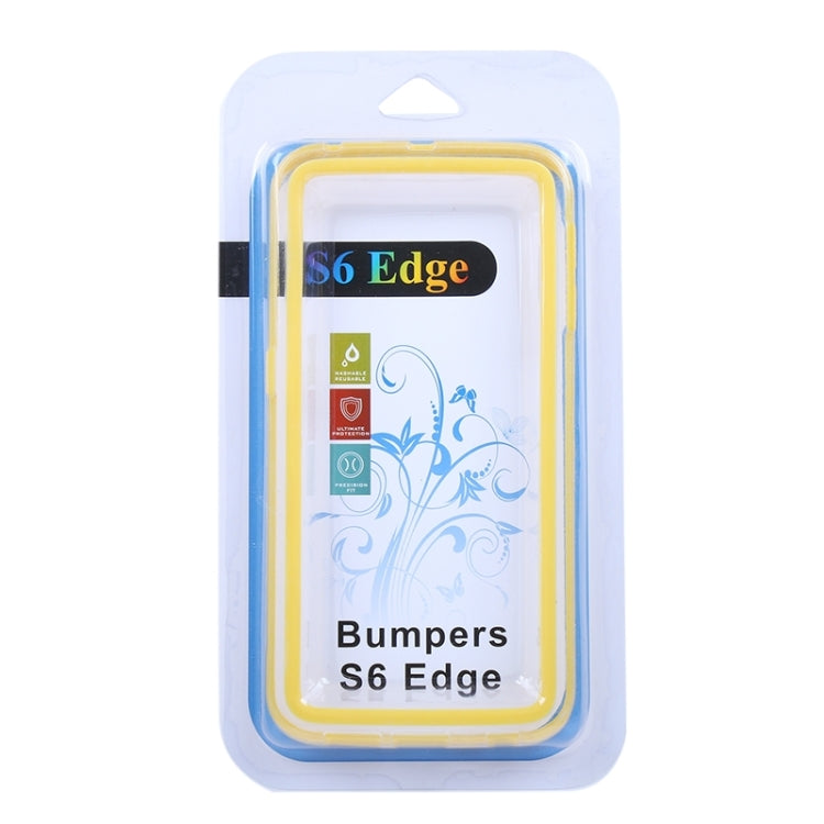 For Galaxy S6 Edge Transparent Bumper Frame Case