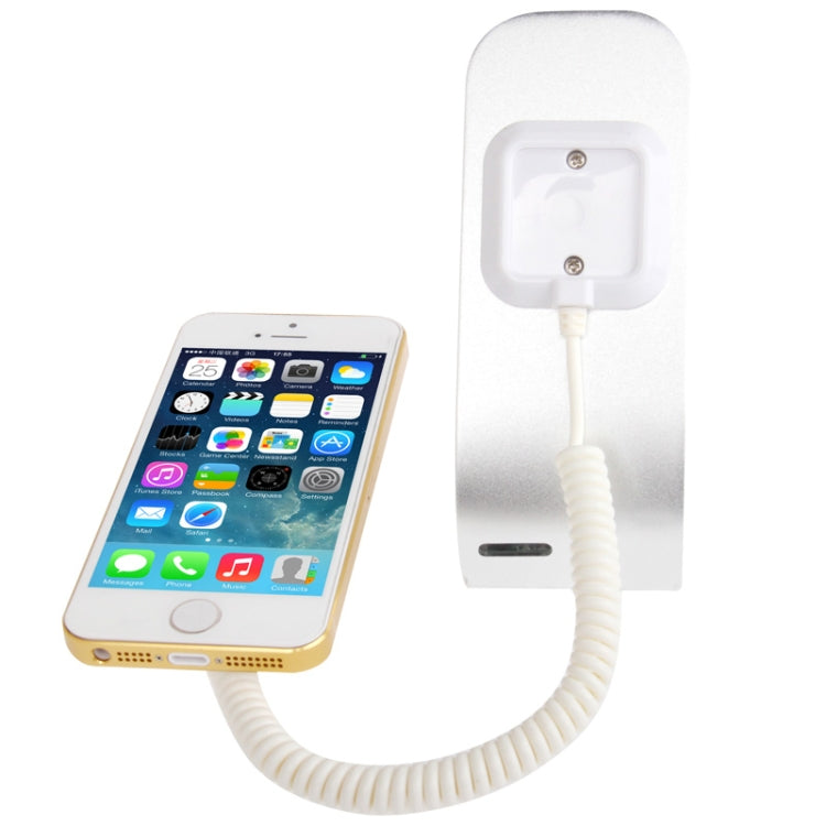 Alloy Material Universal Mobile Phone Burglar Display Holder / Anti-theft Display Stand with Remote Controller, Suitable for Samsung / iPhone 5S / 5C / Sony / HTC and MP4 etc.