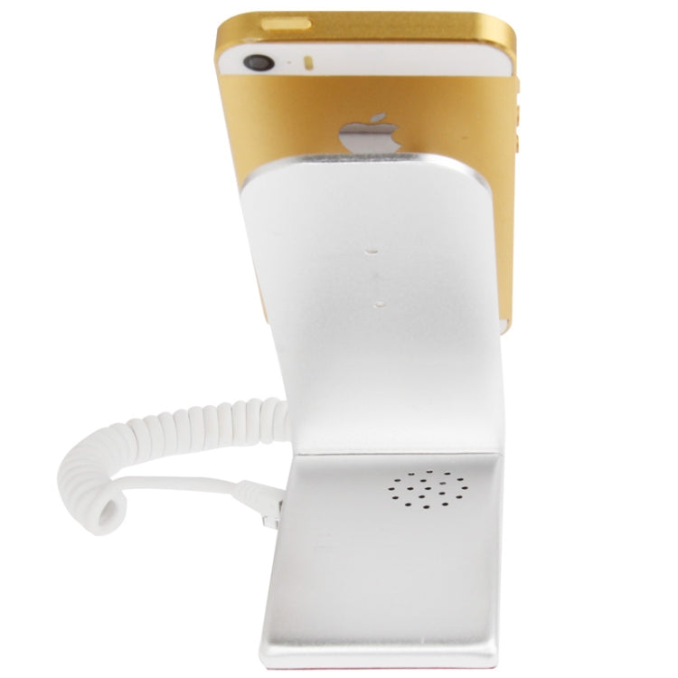 Alloy Material Universal Mobile Phone Burglar Display Holder / Anti-theft Display Stand with Remote Controller, Suitable for Samsung / iPhone 5S / 5C / Sony / HTC and MP4 etc.