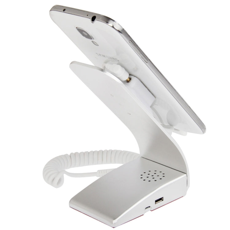 Alloy Material Universal Mobile Phone Burglar Display Holder / Anti-theft Display Stand with Remote Controller, Suitable for Samsung / iPhone 5S / 5C / Sony / HTC and MP4 etc.