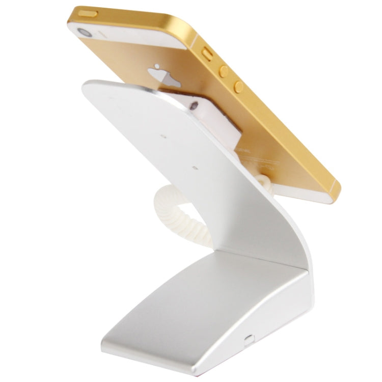 Alloy Material Universal Mobile Phone Burglar Display Holder / Anti-theft Display Stand without Alarm Function, Suitable for Samsung / iPhone 5S / 5C / Sony / HTC and MP4 etc.