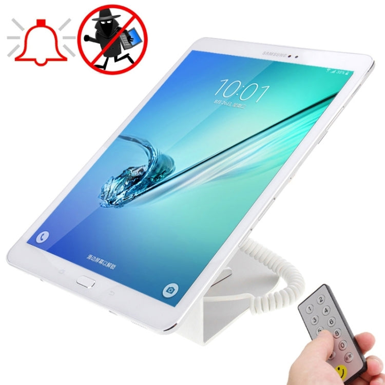Universal Tablet / E-book Anti-theft Display Stand with Remote Controller, Suitable for Galaxy Tab 3 / P5200 / P3200 / iPad mini Retina / iPad Air / Nokia Lumia 1520 etc.(White)
