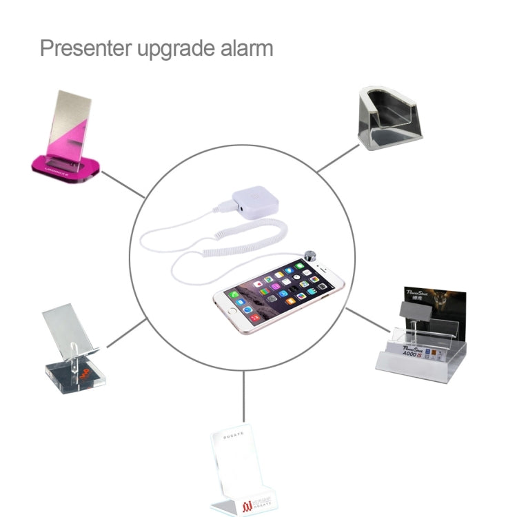 Anti-Theft Security Alarm for Mobile Phone Display Stand