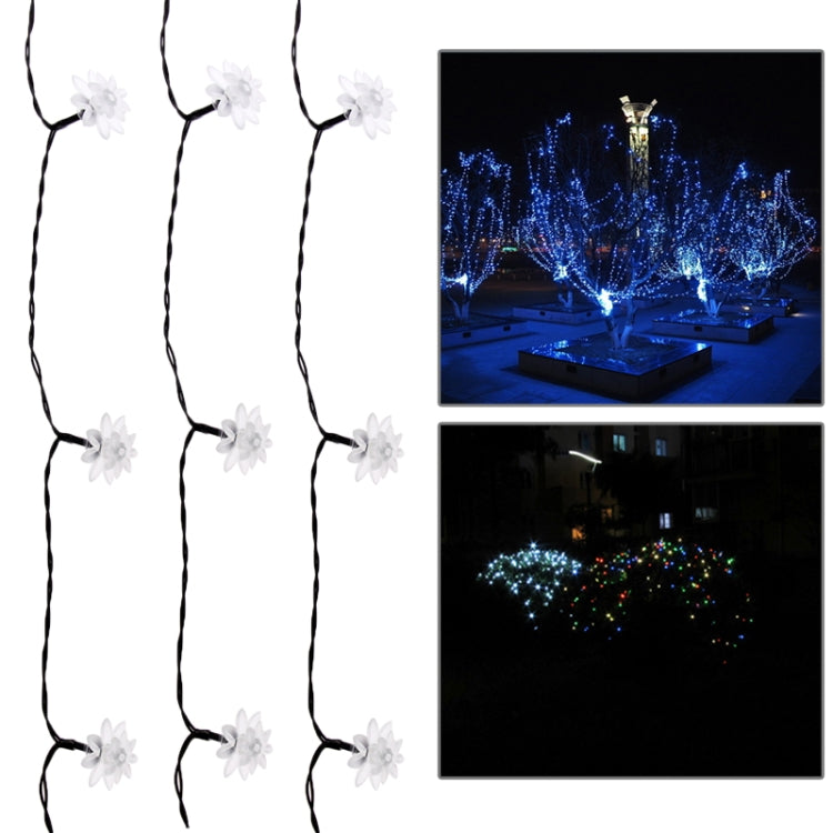 Multicolour String Light Festival Lamp / Decoration Light, Flower Style Solar Powered 30-LED
