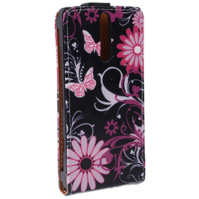 Vertical Style Abstract Pattern Leather Case for Sony Xperia S LT26i