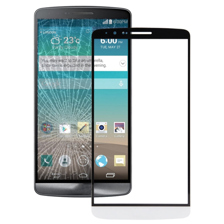 Original Front Screen Outer Glass Lens for LG G3 / D855 / D850