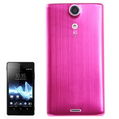 Metal Brushed Style Plastic Battery Cover for Sony Xperia TX / LT29i