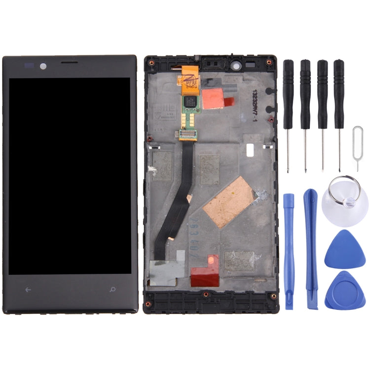 LCD Display + Touch Panel with Frame  for Nokia Lumia 720(Black)