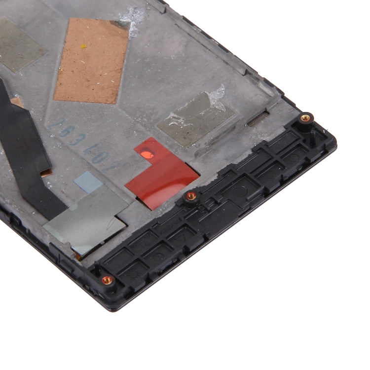 LCD Display + Touch Panel with Frame  for Nokia Lumia 720(Black)