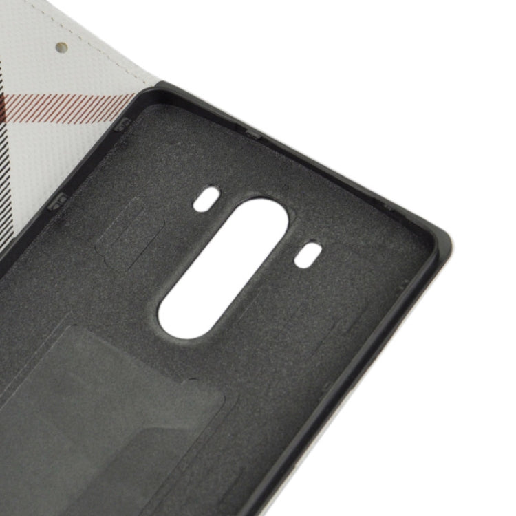 Twill Texture Horizontal Flip Leather Case + Plastic Back Cover with Call Display ID for LG G3 / D855