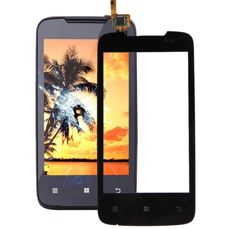 High Quality Touch Panel Digitizer  Part for Lenovo A390(Black)