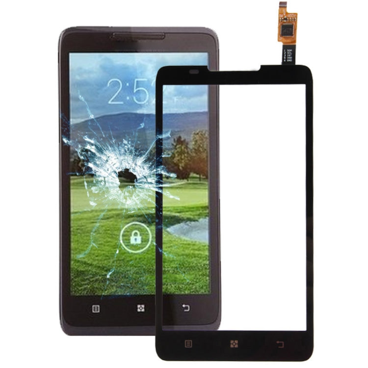 High Quality Touch Panel Digitizer  Part for Lenovo A766(Black)