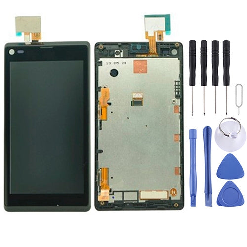LCD Display + Touch Panel with Frame  for Sony Xperia L / S36h