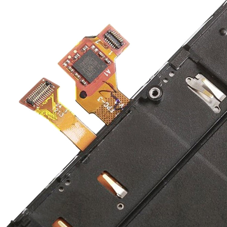 LCD Display + Touch Panel with Frame  for Nokia Lumia 620(Black)