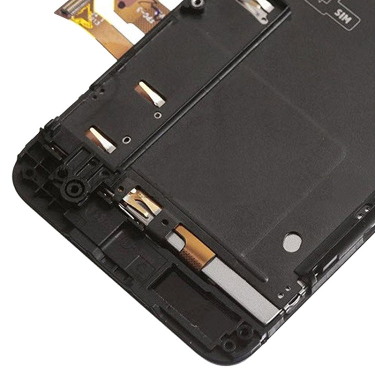LCD Display + Touch Panel with Frame  for Nokia Lumia 620(Black)