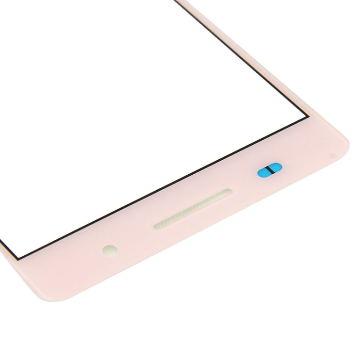 Front Screen Outer Glass Lens for Huawei Ascend P6(Pink)