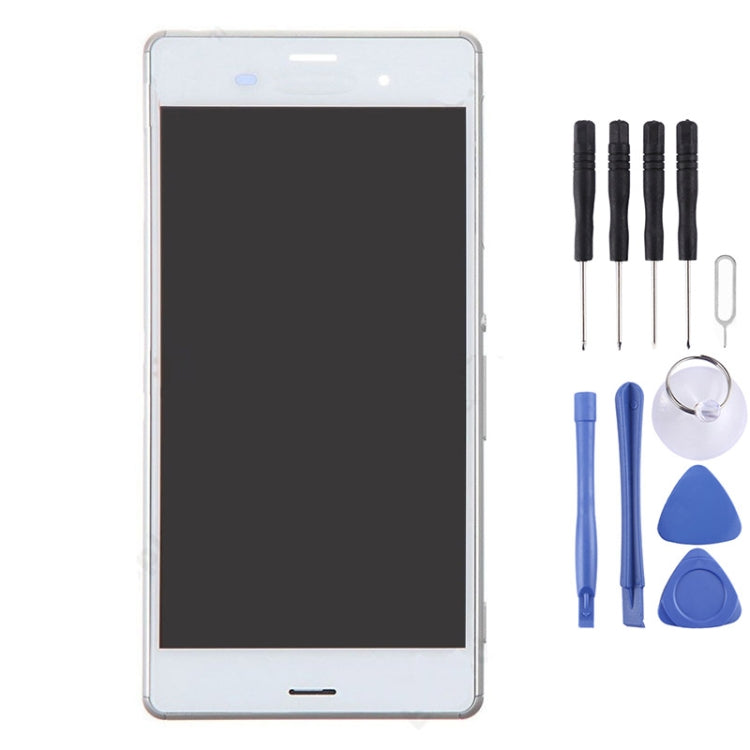 LCD Display + Touch Panel with Frame for Sony Xperia Z3 (Dual SIM Version) / D6633 / L55U