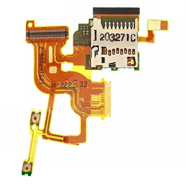 Power Button and Volume Button Flex Cable with Card Slot Replacement for Sony Xperia ion LTE / LT28at / LT28i