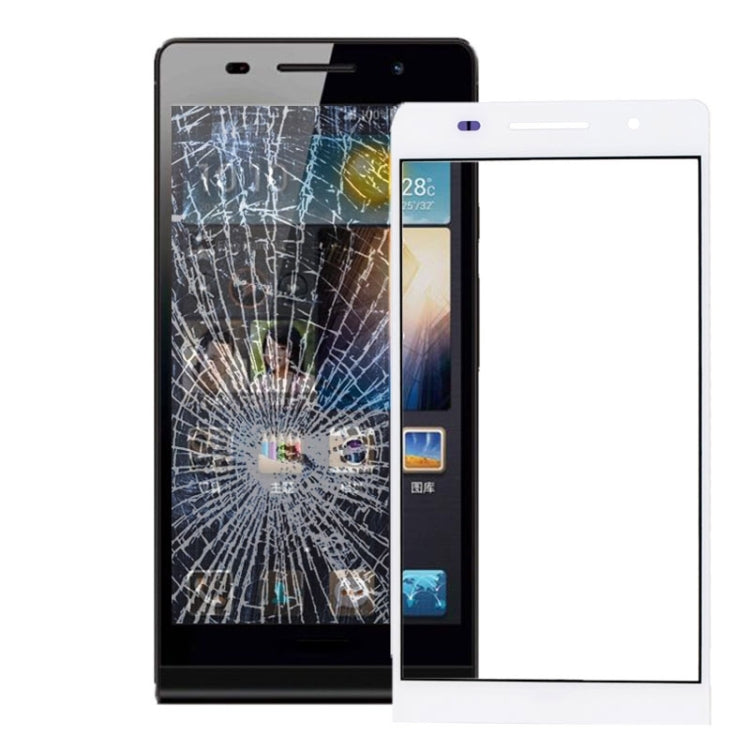 For Huawei Ascend P6  Front Screen Outer Glass Lens