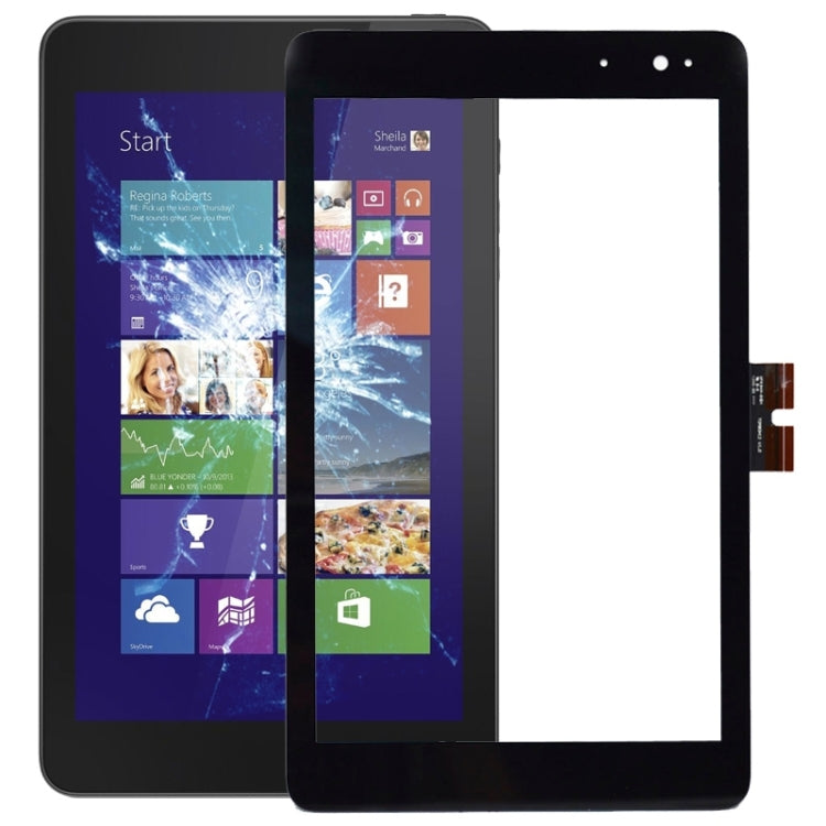 Touch Panel  for Dell Venue 8 Pro(Black)