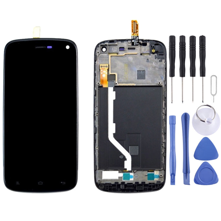 OEM LCD Screen for Gionee Elife E3 Digitizer Full Assembly with Frame