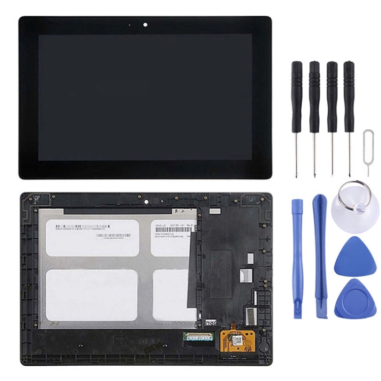 OEM LCD Screen for Lenovo Idea Tab S6000 Digitizer Full Assembly with Frame (Black)