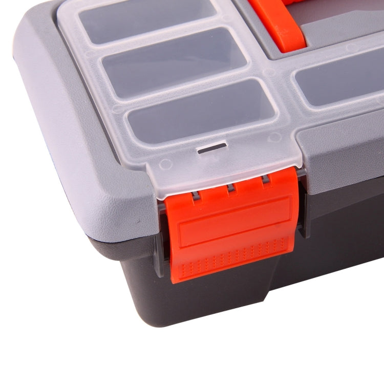 Multifunctional Plastic Tool Box With 2 Layer Compartment (JL-G-526A)(Grey)