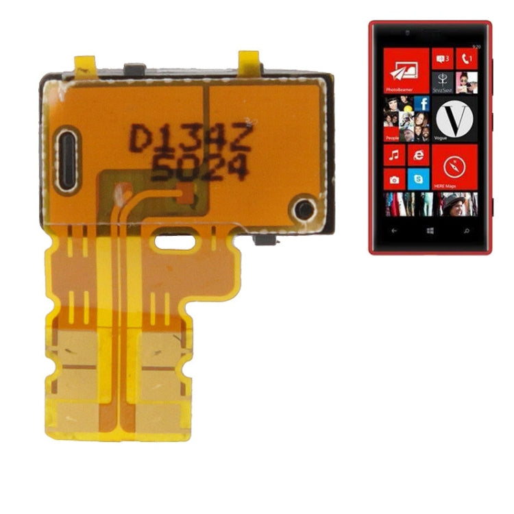 High Quality Earphone Flex Cable for Nokia 720(Black)