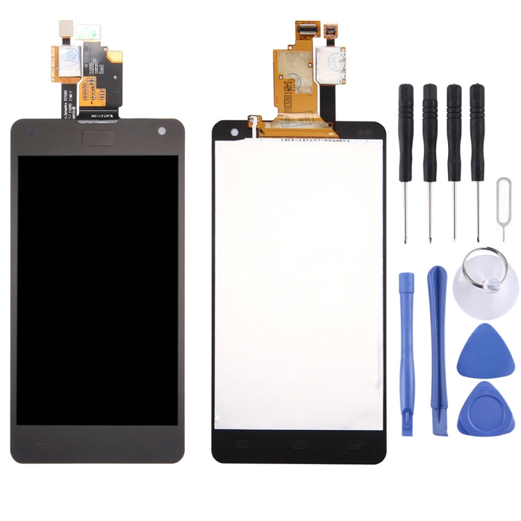 Original LCD Screen and Digitizer Full Assembly for LG Optimus G / E970(Black)