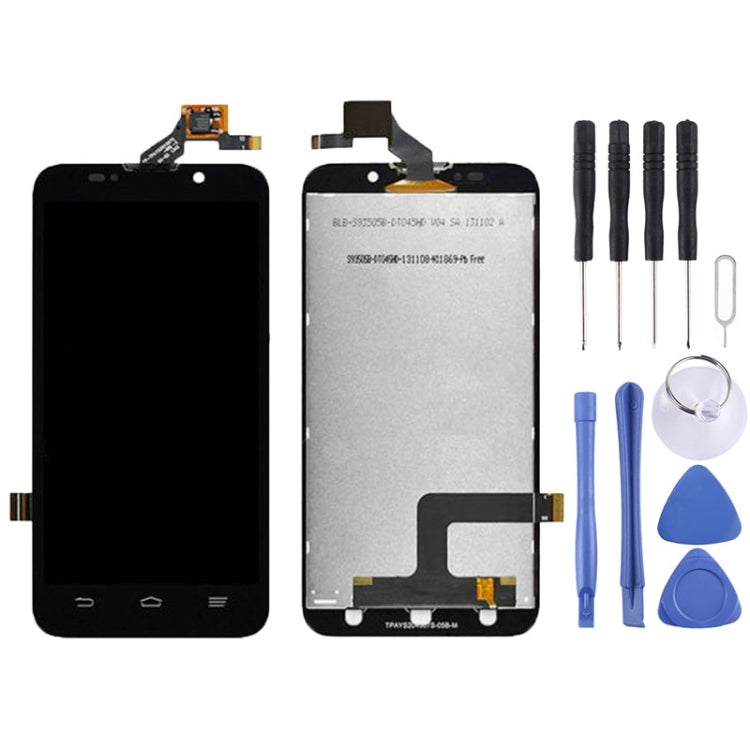 LCD Display + Touch Panel  for Cricket ZTE Source N9511(Black)