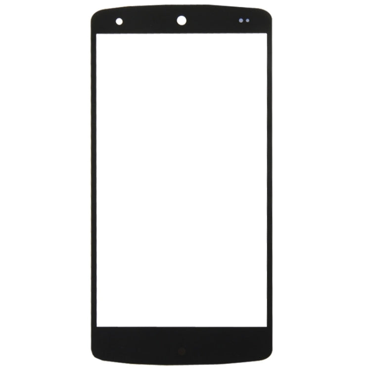 Front Screen Outer Glass Lens  for Google Nexus 5(Black)