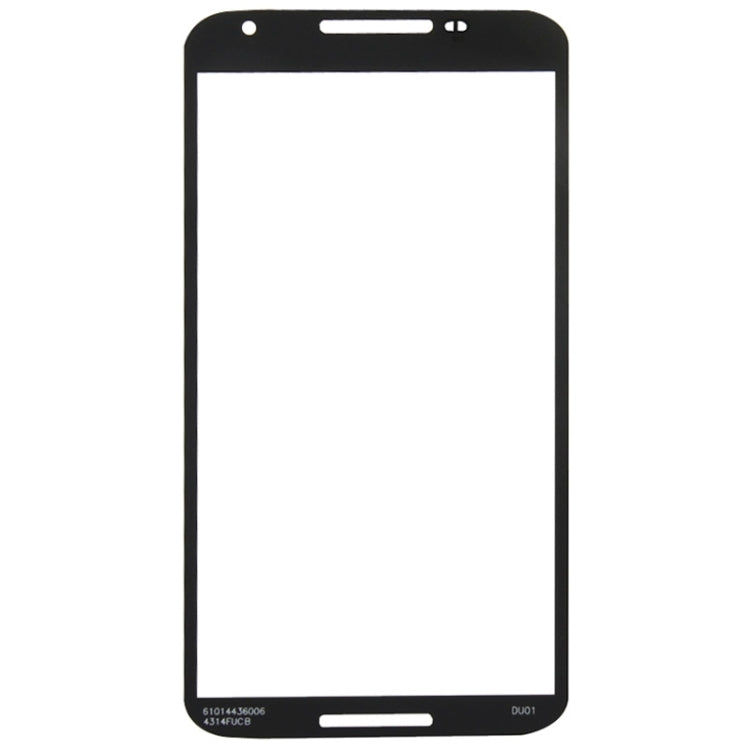 Front Screen Outer Glass Lens  for Google Nexus 6 / XT1103(Black)