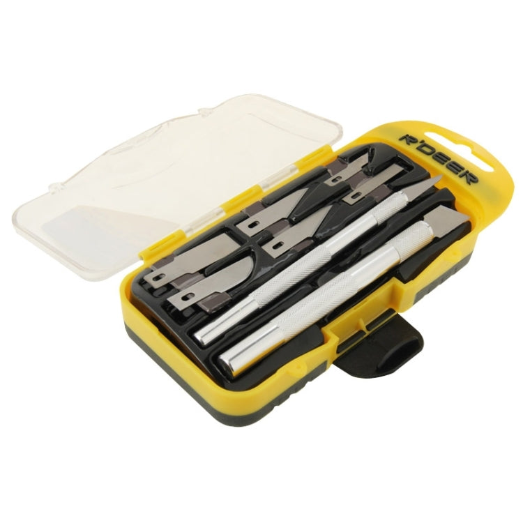 R DEER RT-M108 8 in 1 Graver Knife Set Multifunction Hand Tool Set Hobby Knife Kit