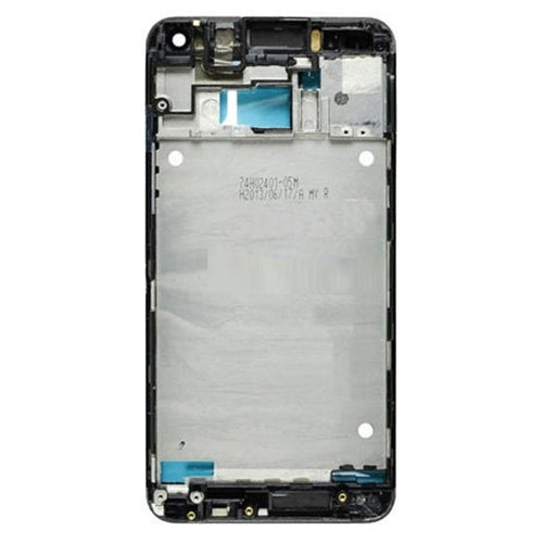 Front Housing LCD Frame Bezel Plate  for HTC One M7 / 801e(White)