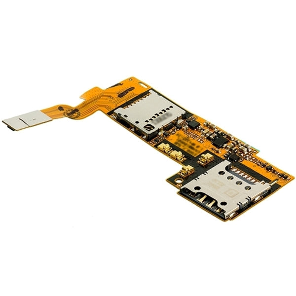 High Quality Version SD Memory SIM Card Holders Slot Reader Flex Cable for LG Optimus G Pro / E980
