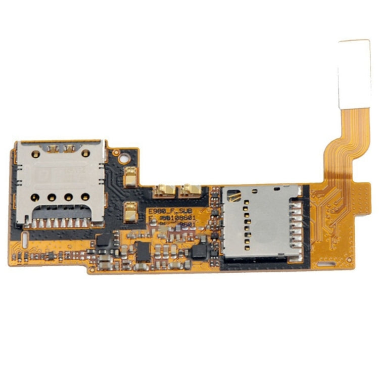 High Quality Version SD Memory SIM Card Holders Slot Reader Flex Cable for LG Optimus G Pro / E980