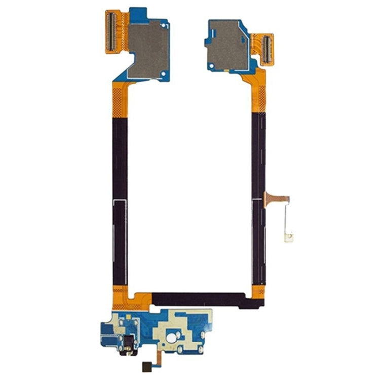 USB Charging Connector Port Flex Cable & Microphone Flex Cable for LG G2 / LS980